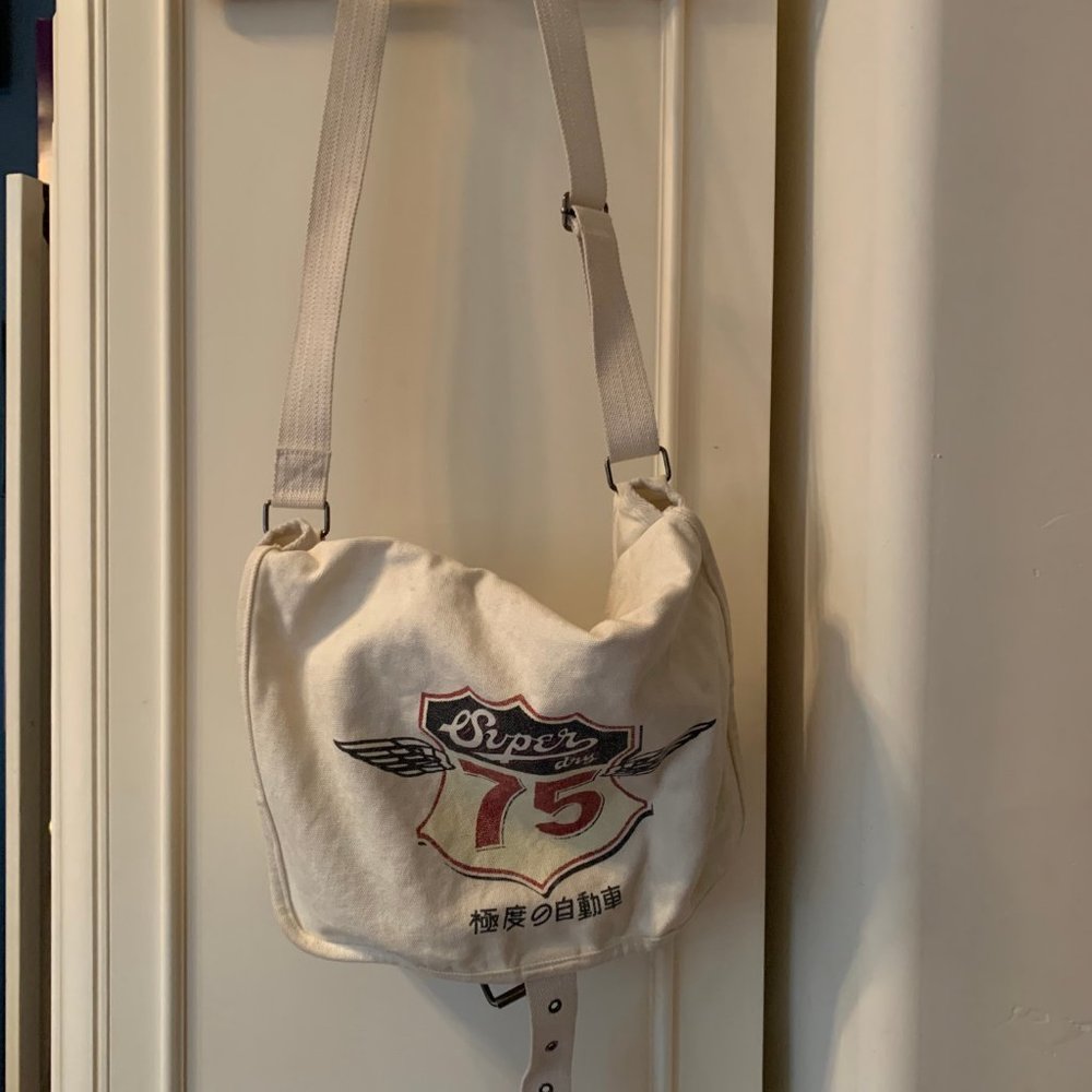 SUPERDRY Satchel Across Body Canvas Bag